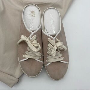 Opening Ceremony Blush Pink Suede slip on Sneakers size 38